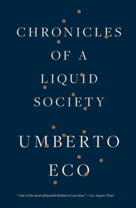 Chronicles Of A Liquid Societypaperback - 