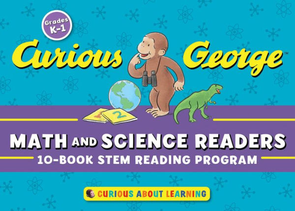 Curious George Math and Science Readers: 10-Book STEM Reading Program