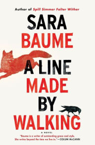 Title: A Line Made By Walking, Author: Sara Baume