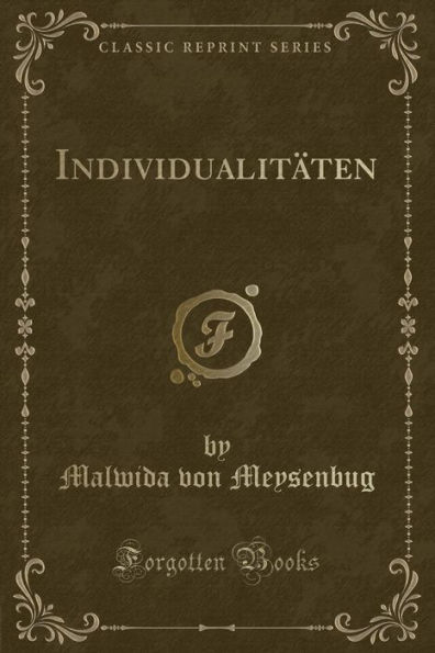 Individualitäten (Classic Reprint)