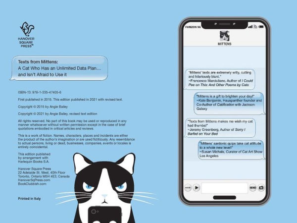 Texts from Mittens: A Cat Who Has an Unlimited Data Plan.and Isn't Afraid to Use It