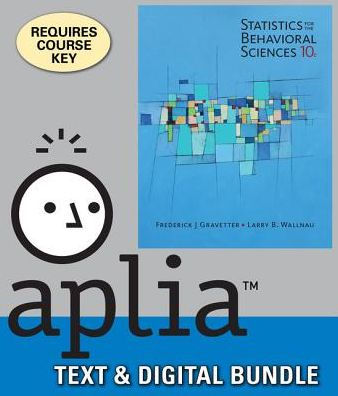 Bundle: Statistics for the Behavioral Sciences, Loose-leaf Version, 10th + Aplia, 1 term Printed Access Card / Edition 10