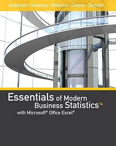 Essentials of Modern Business Statistics with Microsoft Excel, Loose-leaf Version / Edition 7