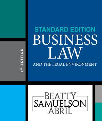 Bundle: Business Law and the Legal Environment, Standard Edition, Loose-leaf Version, 8th + MindTap Business Law, 2 terms (12 months) Printed Access Card / Edition 8