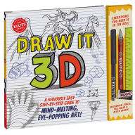 Title: Draw It 3D : A Seriously Easy Step-by-Step Guide to Mind-Melting, Eye-Popping Art!, Author: Klutz