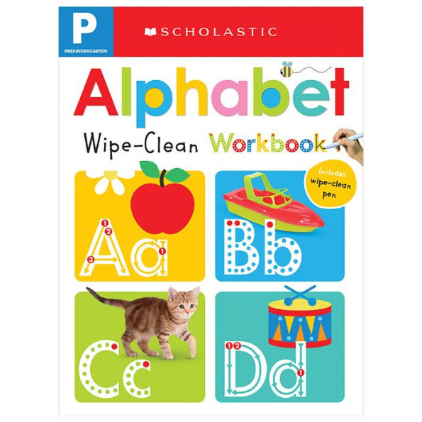 Wipe-Clean Workbook: Pre-K Alphabet (Scholastic Early Learners)