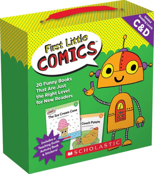 First Little Comics: Levels C & D (Parent Pack): 20 Funny Books That Are Just the Right Level for New Readers