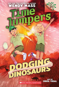 Ebook free download epub format Dodging Dinosaurs: A Branches Book (Time Jumpers #4) in English by Wendy Mass, Oriol Vidal 9781338217452 ePub iBook MOBI