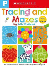 Title: Tracing and Mazes Pre-K Workbook: Scholastic Early Learners (Big Skills Workbook), Author: Scholastic Early Learners