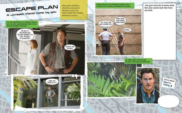 Dinosaur Challenge! (Jurassic World: Comictivity)