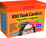 Title: 100 Task Cards in a Box: Figurative Language: Mini-Passages With Key Questions to Boost Reading Comprehension Skills, Author: Scholastic