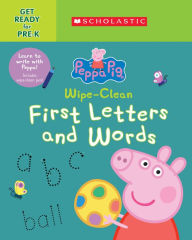 Title: Peppa Pig: Wipe-Clean First Letters and Words, Author: Scholastic