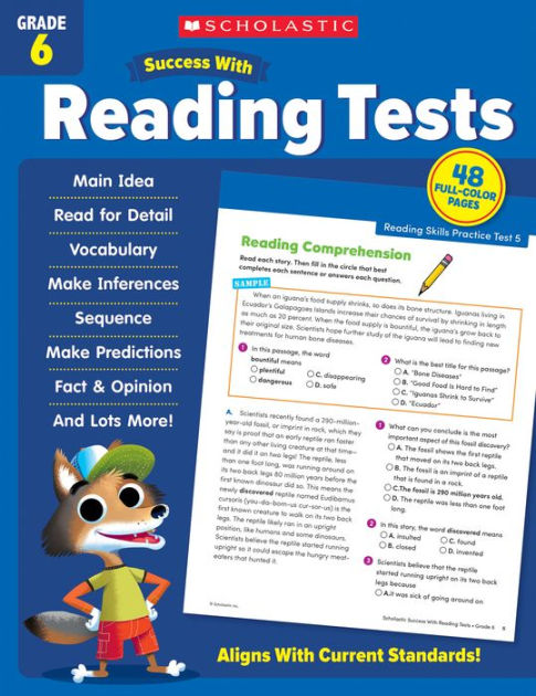 Scholastic Success with Reading Tests Grade 6 by Scholastic Teaching ...