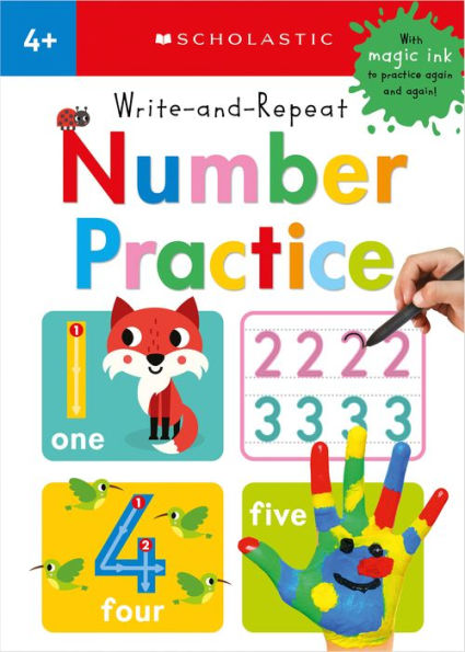 Write-and-Repeat Number Practice: Scholastic Early Learners (Write-and-Repeat)