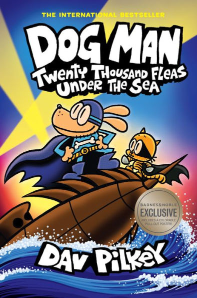 Twenty Thousand Fleas Under the Sea (B&N Exclusive Edition) (Dog Man Series #11)