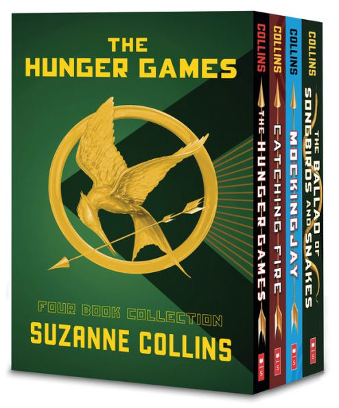 The Hunger Games 4-Book Paperback Box Set (The Hunger Games, Catching Fire, Mockingjay, the Ballad of Songbirds and Snakes)