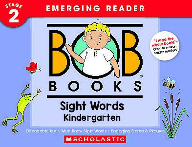 Bob Books - Sight Words Kindergarten Phonics, Ages 4 and up, Kindergarten (Stage 2: Emerging Reader)