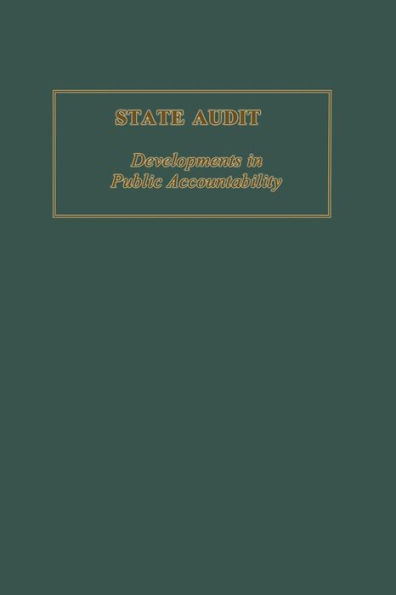 State Audit: Developments in Public Accountability