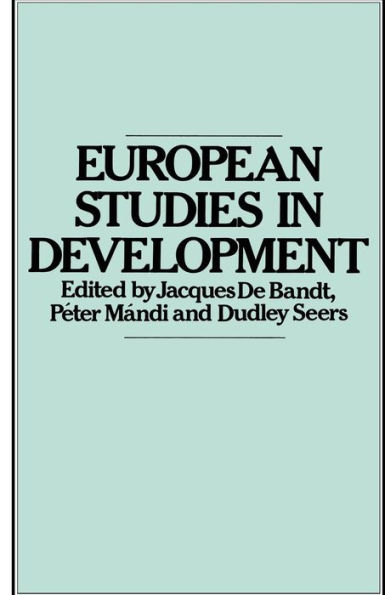 European Studies in Development: New Trends in European Development Studies