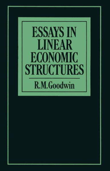 Essays in Linear Economic Structures
