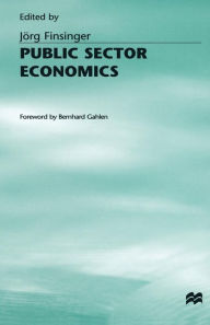 Title: Public Sector Economics, Author: Jörg Finsinger