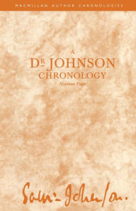 Title: A Dr Johnson Chronology, Author: Norman Page