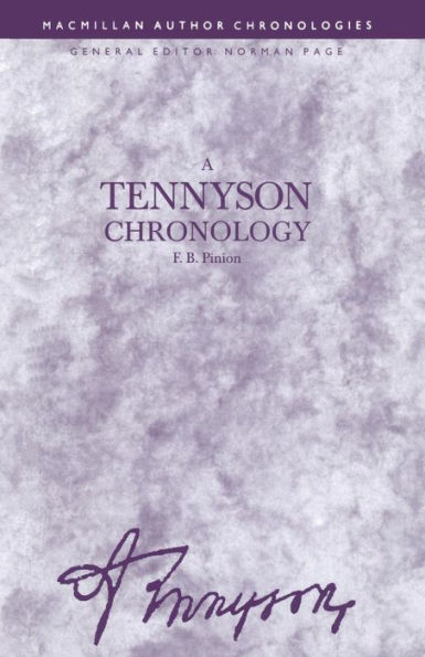 A Tennyson Chronology