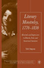 Literary Minstrelsy, 1770-1830: Minstrels and Improvisers in British, Irish, and American Literature