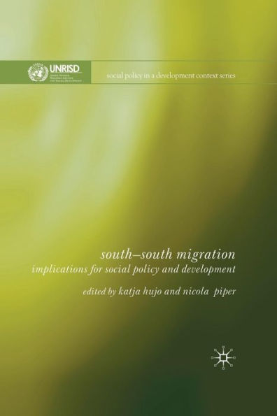 South-South Migration: Implications for Social Policy and Development