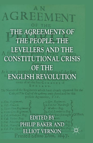 the Agreements of People, Levellers, and Constitutional Crisis English Revolution