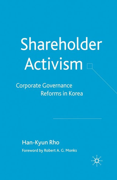 Shareholder Activism: Corporate Governance and Reforms Korea