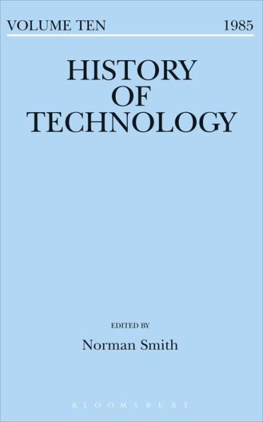 History of Technology Volume 10