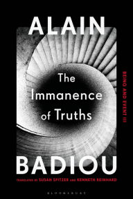 Title: The Immanence of Truths: Being and Event III, Author: Alain Badiou