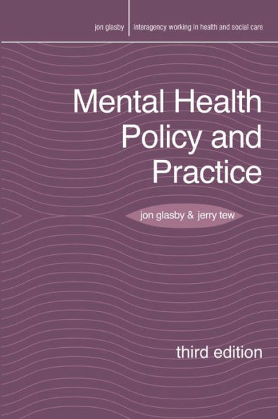 Mental Health Policy and Practice