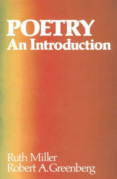 Poetry: An Introduction: An Introduction
