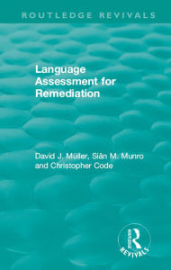 Title: Language Assessment for Remediation (1981), Author: David J Muller