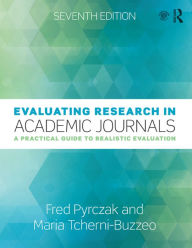 Title: Evaluating Research in Academic Journals: A Practical Guide to Realistic Evaluation, Author: Maria Tcherni-Buzzeo