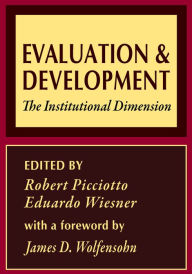 Title: Evaluation and Development: The Institutional Dimension, Author: Eduardo Wiesner