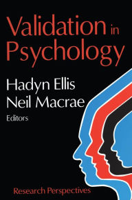 Title: Validation in Psychology: Research Perspectives, Author: Hadyn Ellis