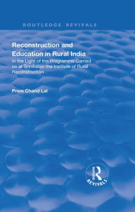 Title: Revival: Reconstruction and Education in Rural India (1932), Author: Prem Chand Lal