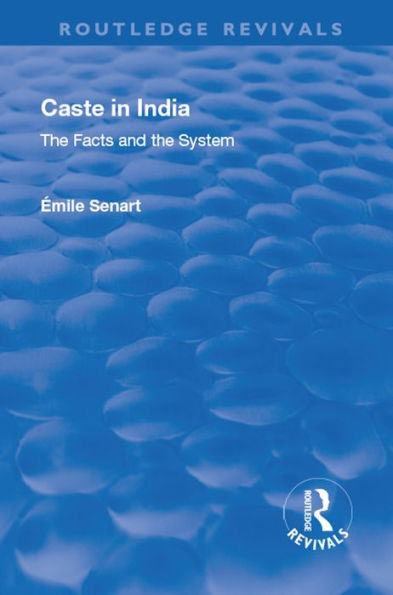 Revival: Caste in India (1930): The Facts and the System