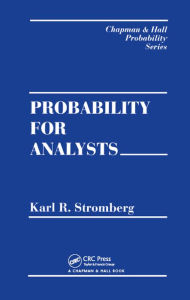 Title: Probability For Analysts, Author: Karl Stromberg