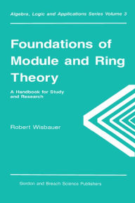 Title: Foundations of Module and Ring Theory, Author: Robert Wisbauer