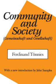 Title: Community and Society, Author: Ferdinand Tonnies