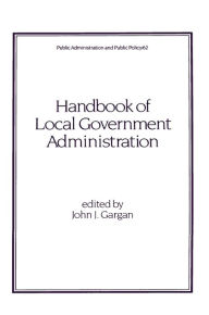 Title: Handbook of Local Government Administration, Author: Gargan
