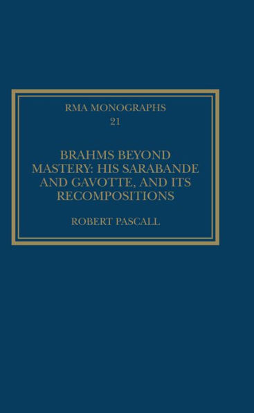 Brahms Beyond Mastery: His Sarabande and Gavotte, and its Recompositions