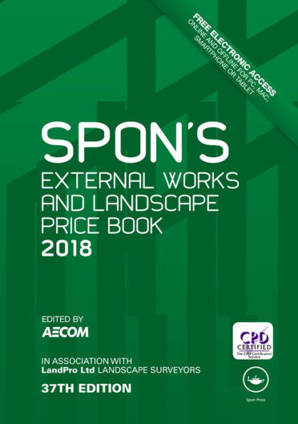 Spon's External Works and Landscape Price Book 2018