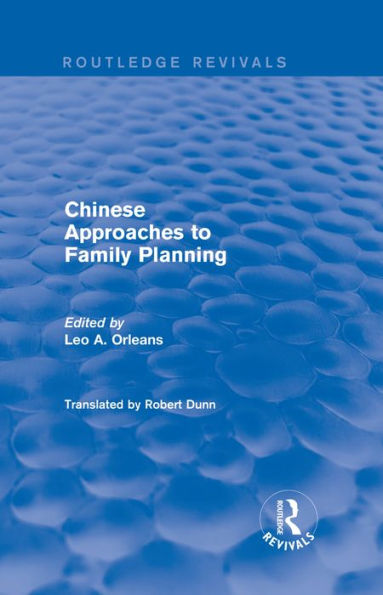 Chinese Approaches to Family Planning