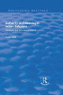 Authority and Meaning in Indian Religions: Hinduism and the Case of Valmiki