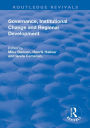 Governance, Institutional Change and Regional Development